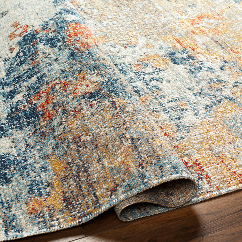 Surya Huntington Beach HTB-2325 Orange Modern Machine Woven Rug
