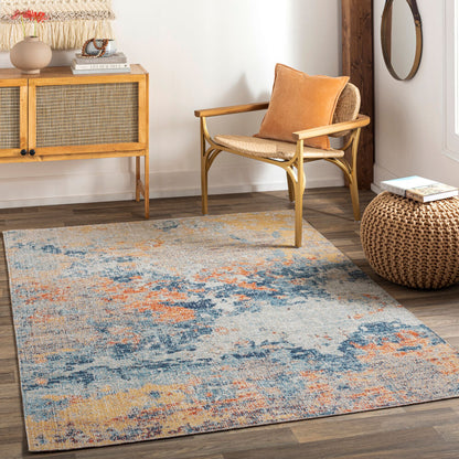 Surya Huntington Beach HTB-2325 Orange Modern Machine Woven Rug