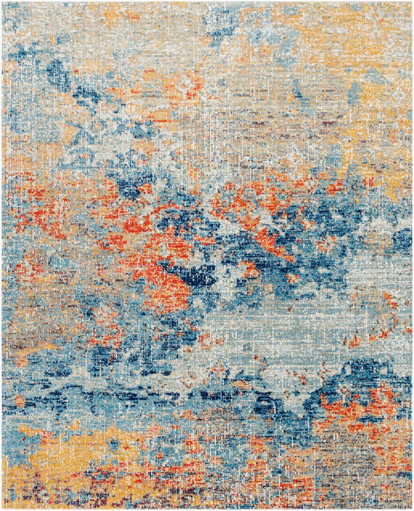 Surya Huntington Beach HTB-2325 Orange Modern Machine Woven Rug