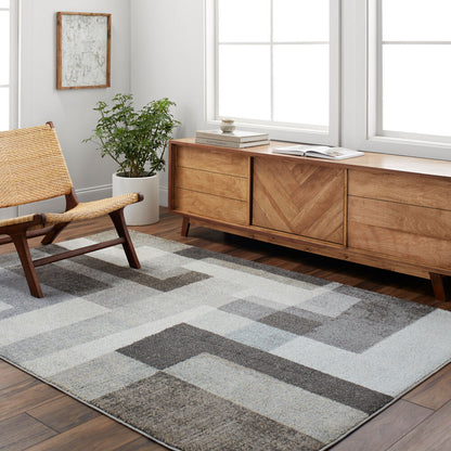 Surya Hyde Park HYP-2303 Cream Modern Machine Woven Rug