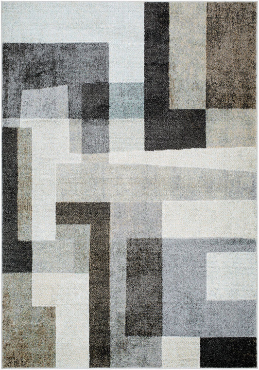 Surya Hyde Park HYP-2303 Cream Modern Machine Woven Rug