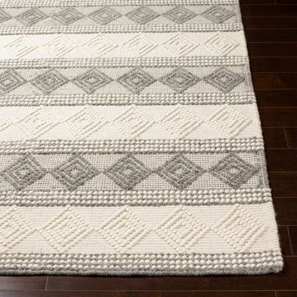 Surya Hygge HYG-2300 Charcoal Cottage Hand Woven Rug
