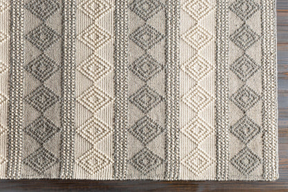 Surya Hygge HYG-2300 Charcoal Cottage Hand Woven Rug