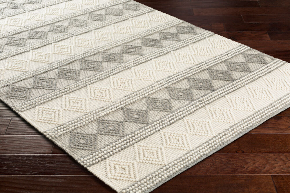 Surya Hygge HYG-2300 Charcoal Cottage Hand Woven Rug
