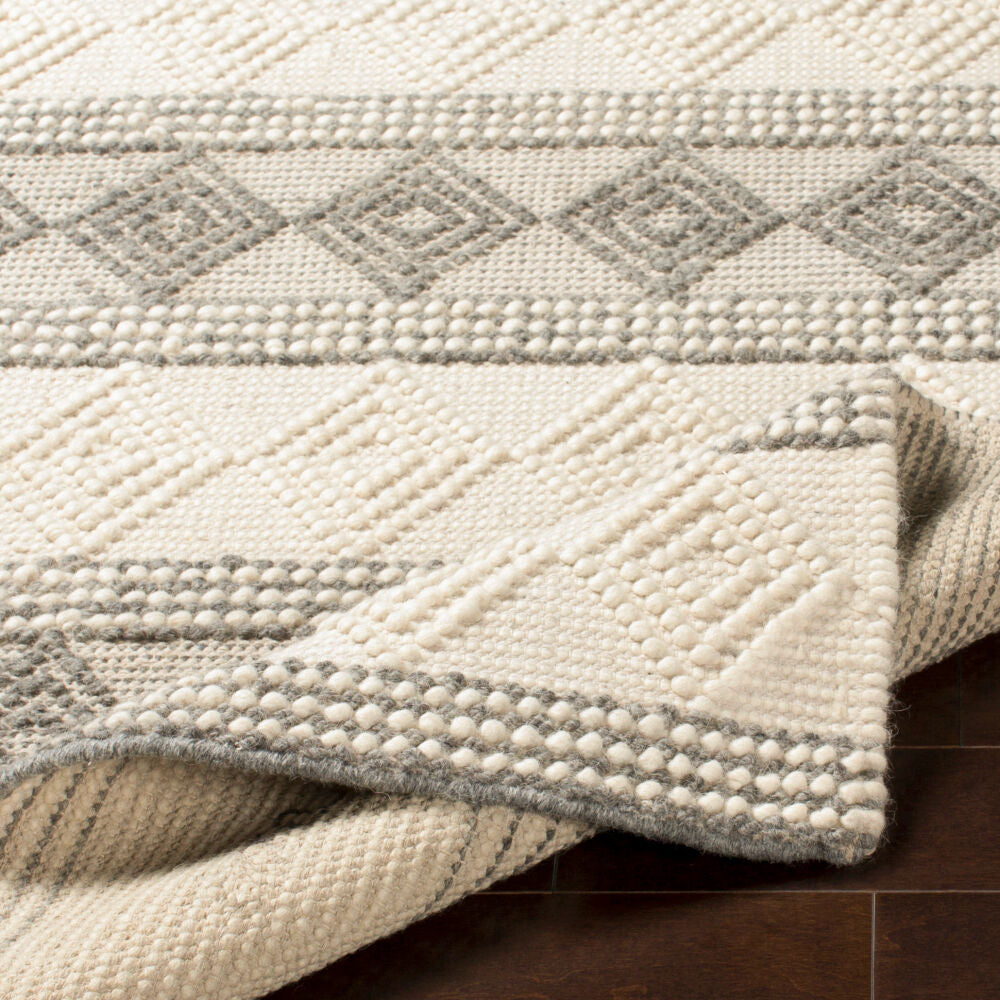 Surya Hygge HYG-2300 Charcoal Cottage Hand Woven Rug