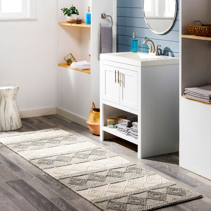 Surya Hygge HYG-2300 Charcoal Cottage Hand Woven Rug