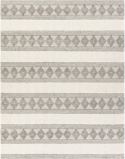 Surya Hygge HYG-2300 Charcoal Cottage Hand Woven Rug