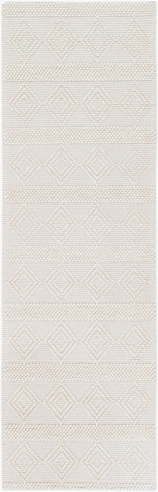 Surya Hygge HYG-2302 White Cottage Hand Woven Rug