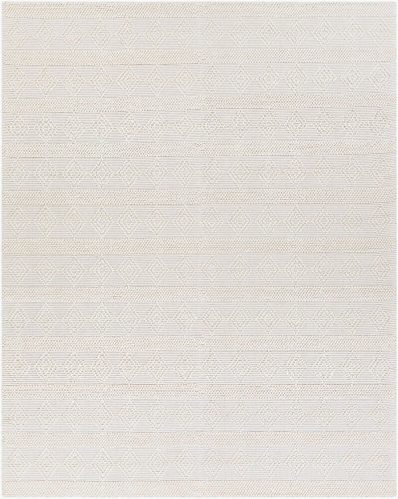 Surya Hygge HYG-2302 White Cottage Hand Woven Rug