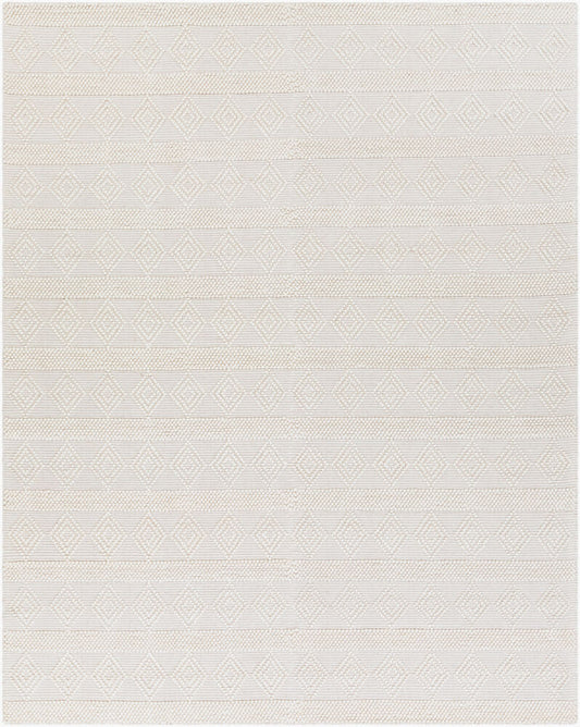 Surya Hygge HYG-2302 White Cottage Hand Woven Rug