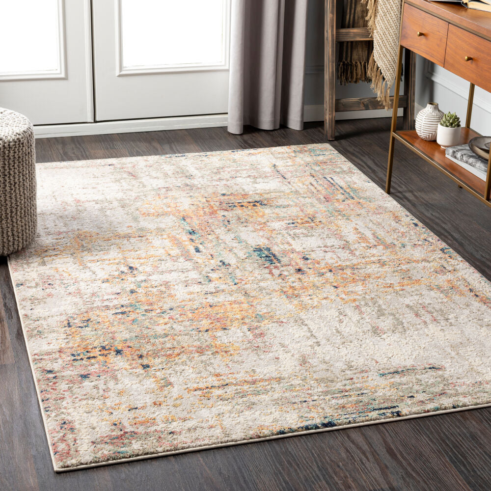 Surya Illusions ILS-2300 Cream Modern Machine Woven Rug