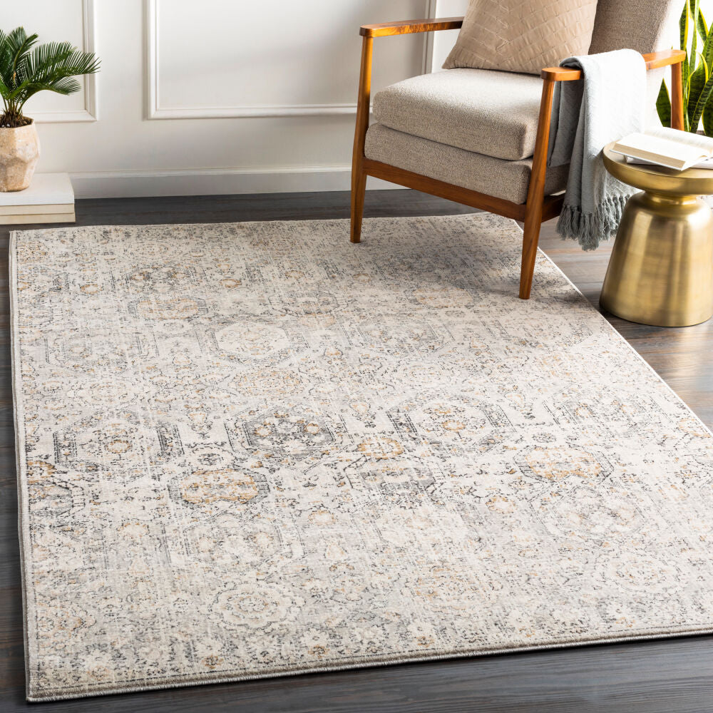 Surya Indigo IGO-2306 Gray Traditional Machine Woven Rug