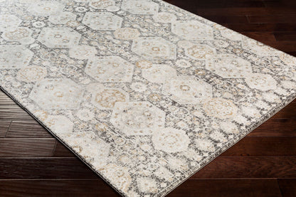 Surya Indigo IGO-2307 Black Traditional Machine Woven Rug