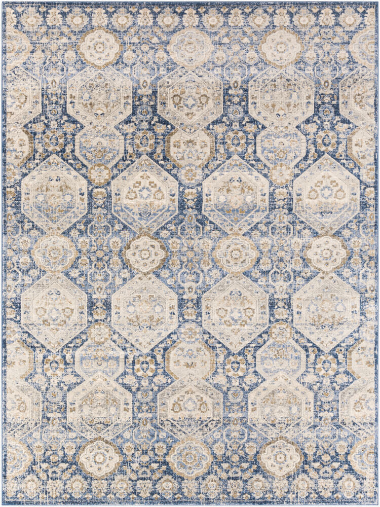 Surya Indigo IGO-2309 Navy Traditional Machine Woven Rug
