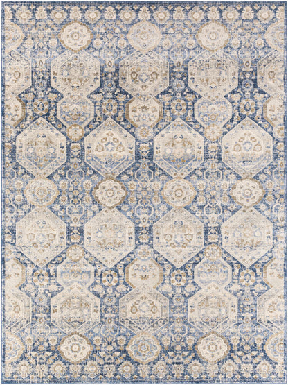 Surya Indigo IGO-2309 Navy Traditional Machine Woven Rug