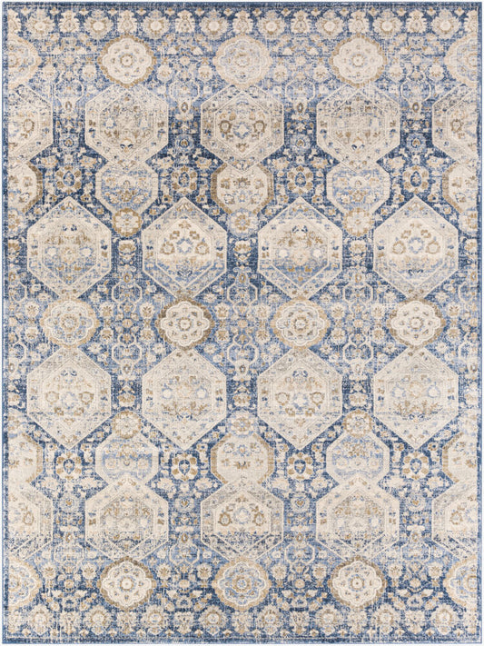 Surya Indigo IGO-2309 Navy Traditional Machine Woven Rug