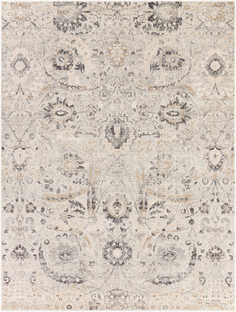 Surya Indigo IGO-2318 Charcoal Traditional Machine Woven Rug