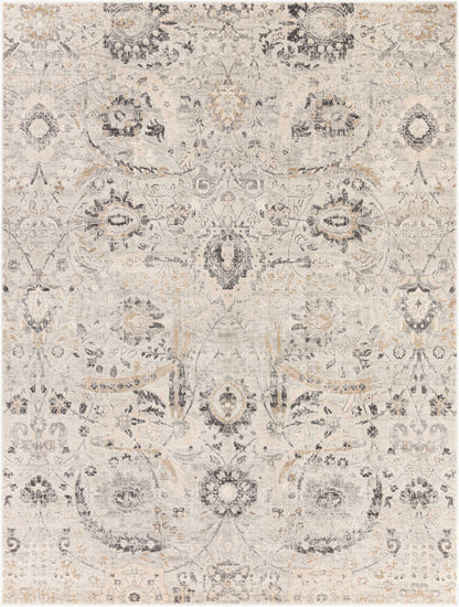 Surya Indigo IGO-2318 Charcoal Traditional Machine Woven Rug