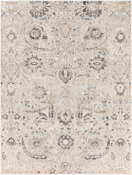 Surya Indigo IGO-2318 Charcoal Traditional Machine Woven Rug