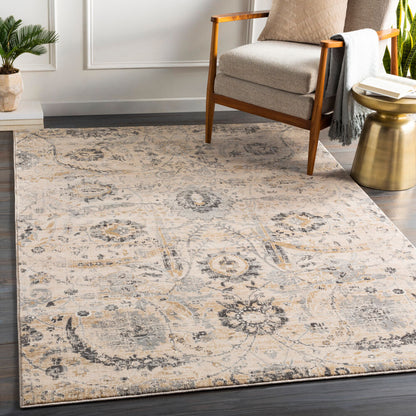 Surya Indigo IGO-2319 Charcoal Traditional Machine Woven Rug