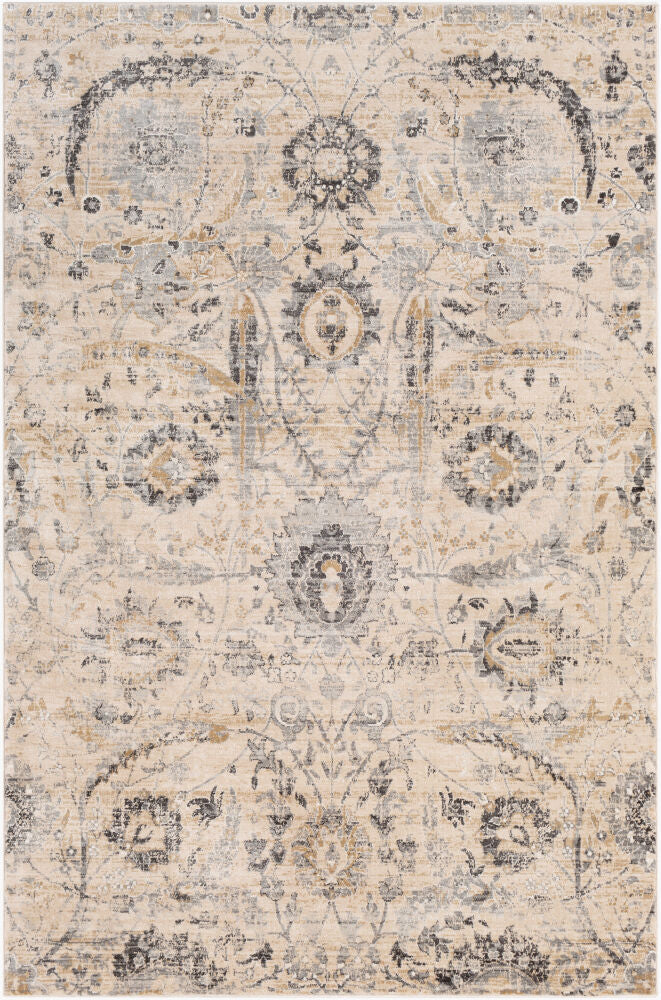 Surya Indigo IGO-2319 Charcoal Traditional Machine Woven Rug
