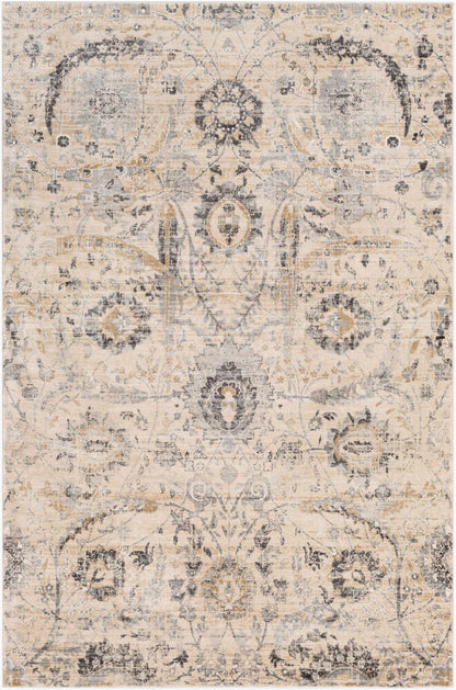 Surya Indigo IGO-2319 Charcoal Traditional Machine Woven Rug