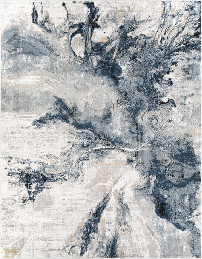 Surya Jolie JLO-2320 Dark Blue Modern Machine Woven Rug