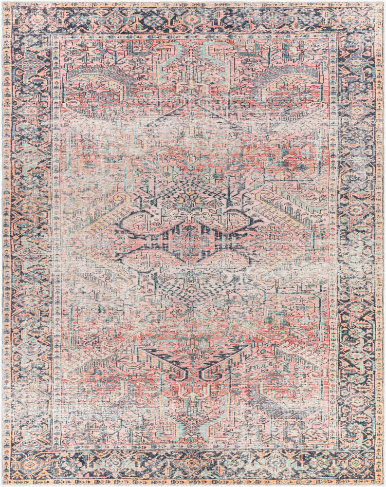 Surya Kemer KMR-2303 Dusty Coral Traditional Machine Woven Rug