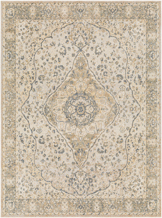 Surya Lillian LLL-2322 Gray Traditional Machine Woven Rug
