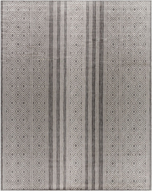 Surya Long Beach LBH-2302 Charcoal Global Machine Woven Rug