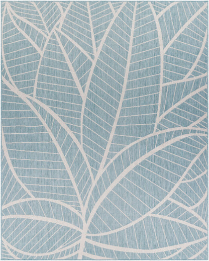 Surya Long Beach LBH-2303 Aqua Coastal Machine Woven Rug