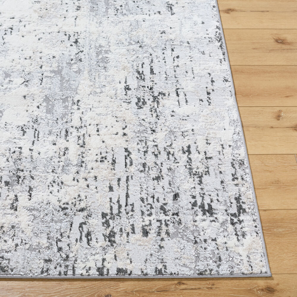 Surya Lustro LSR-2329 Light Gray Modern Machine Woven Rug