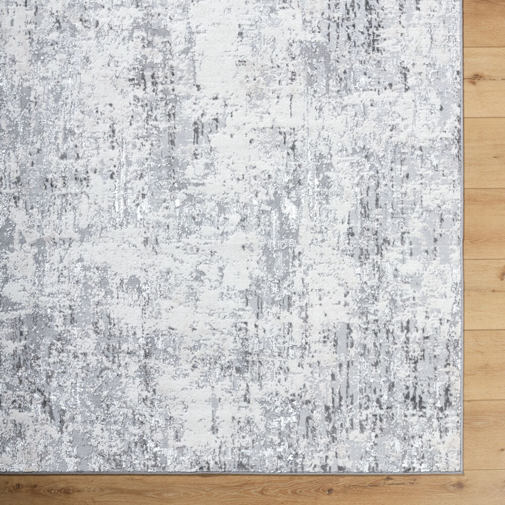Surya Lustro LSR-2329 Light Gray Modern Machine Woven Rug