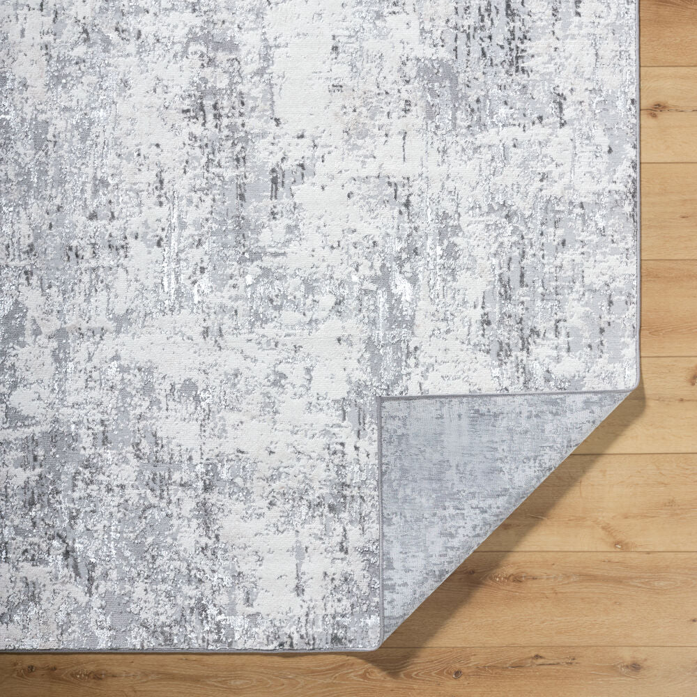 Surya Lustro LSR-2329 Light Gray Modern Machine Woven Rug
