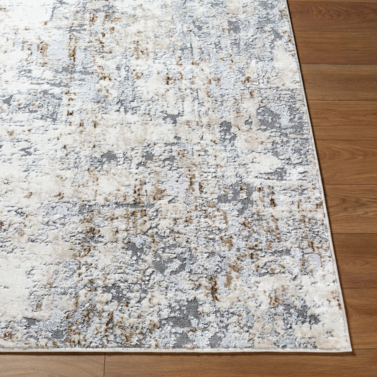 Surya Lustro LSR-2330 Light Gray Modern Machine Woven Rug