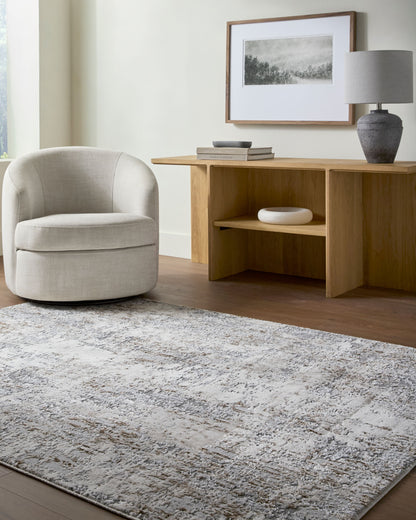 Surya Lustro LSR-2330 Light Gray Modern Machine Woven Rug
