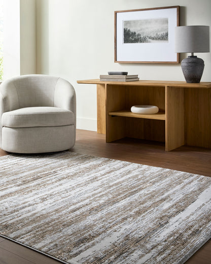 Surya Lustro LSR-2332 Light Gray Modern Machine Woven Rug