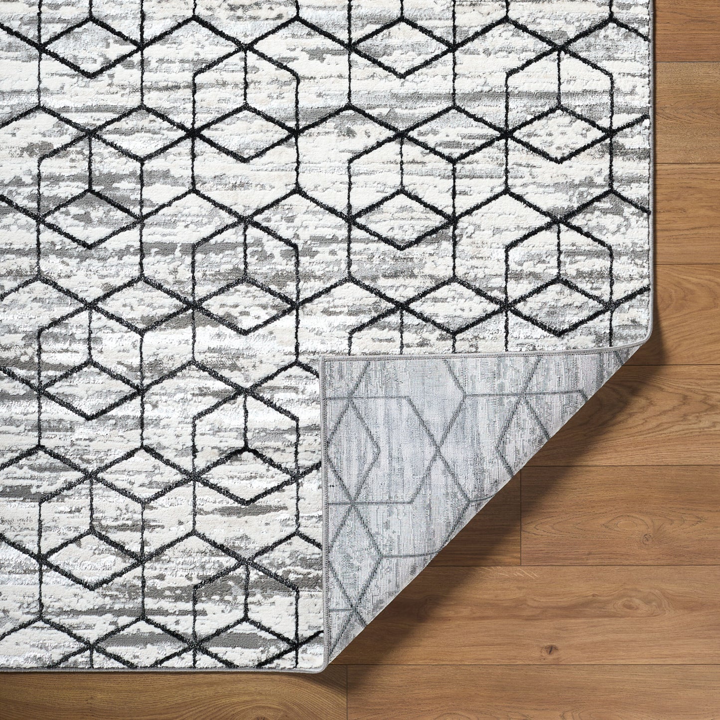 Surya Lustro LSR-2333 Gray Modern Machine Woven Rug