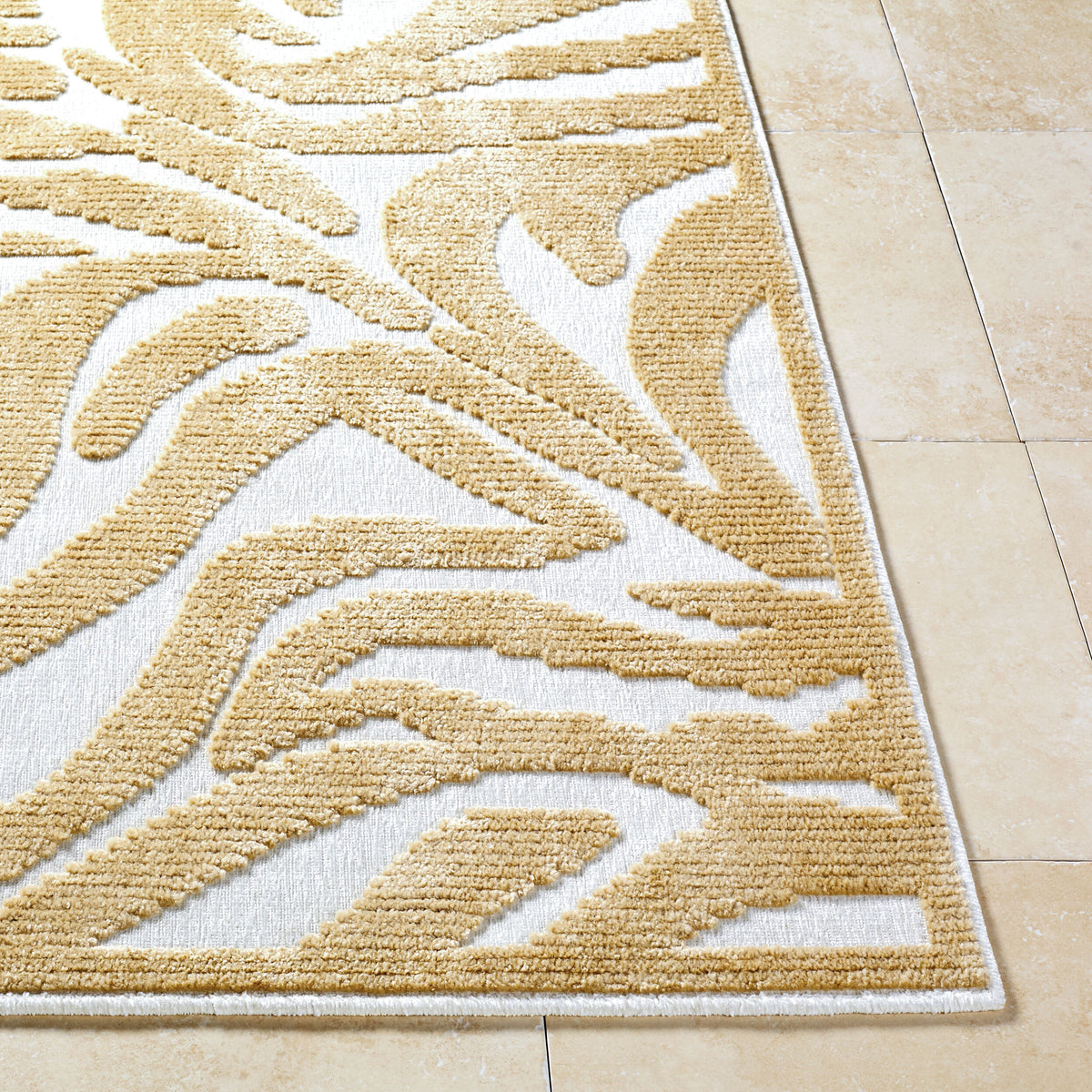 Surya Lyna LYA-2334 White Modern Machine Woven Rug