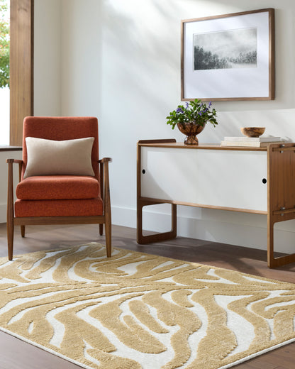 Surya Lyna LYA-2334 White Modern Machine Woven Rug
