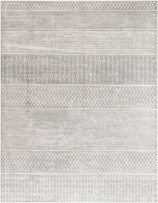 Surya Monaco MOC-2304 Silver Gray Global Machine Woven Rug