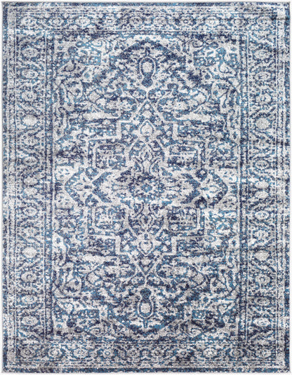 Surya Monte Carlo MNC-2301 Navy Traditional Machine Woven Rug