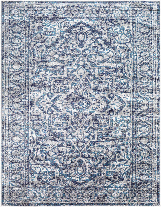 Surya Monte Carlo MNC-2301 Navy Traditional Machine Woven Rug