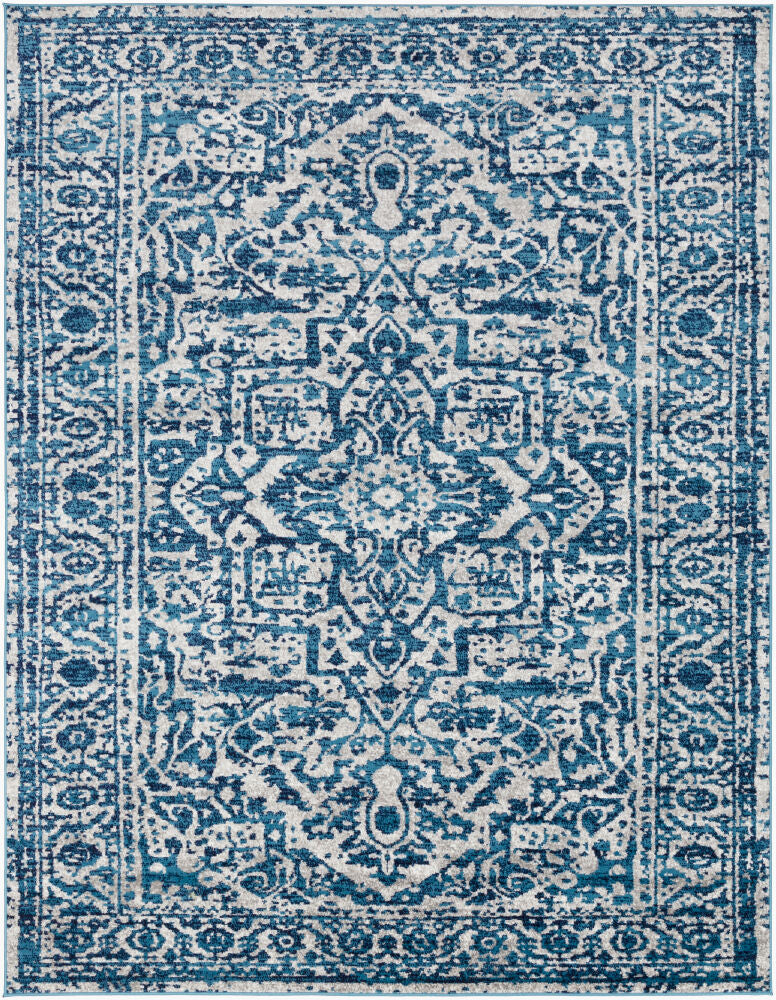 Surya Monte Carlo MNC-2302 Blue Traditional Machine Woven Rug