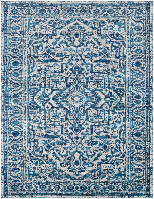 Surya Monte Carlo MNC-2302 Blue Traditional Machine Woven Rug