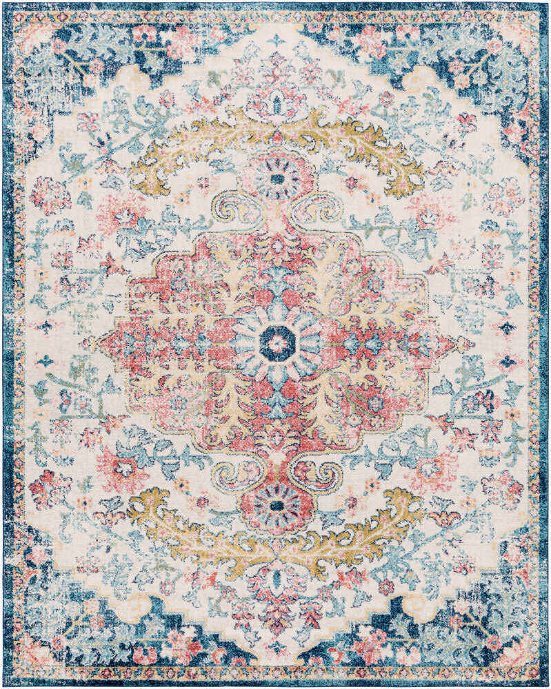 Surya Murat MUT-2321 Aqua Traditional Machine Woven Rug