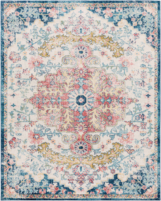 Surya Murat MUT-2321 Aqua Traditional Machine Woven Rug