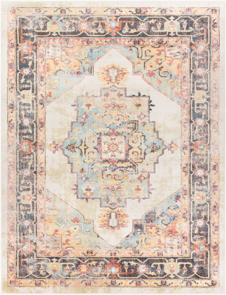Surya New Mexico NWM-2300 Light Blue Traditional Machine Woven Rug