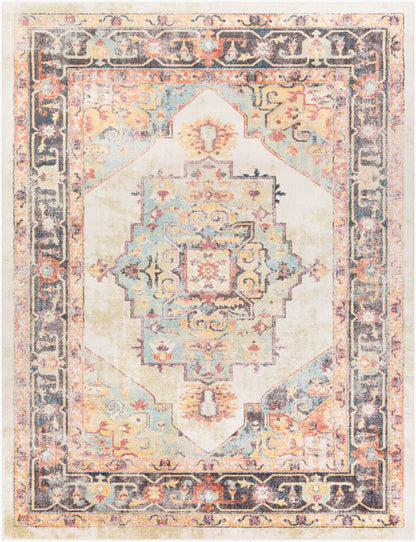 Surya New Mexico NWM-2300 Light Blue Traditional Machine Woven Rug