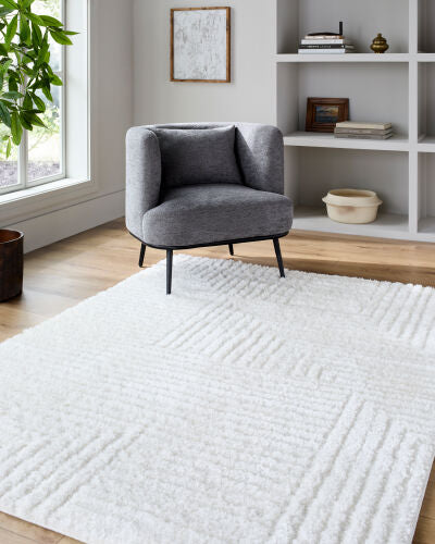 Surya Nomadic NMC-2328 Cream Modern Machine Woven Rug
